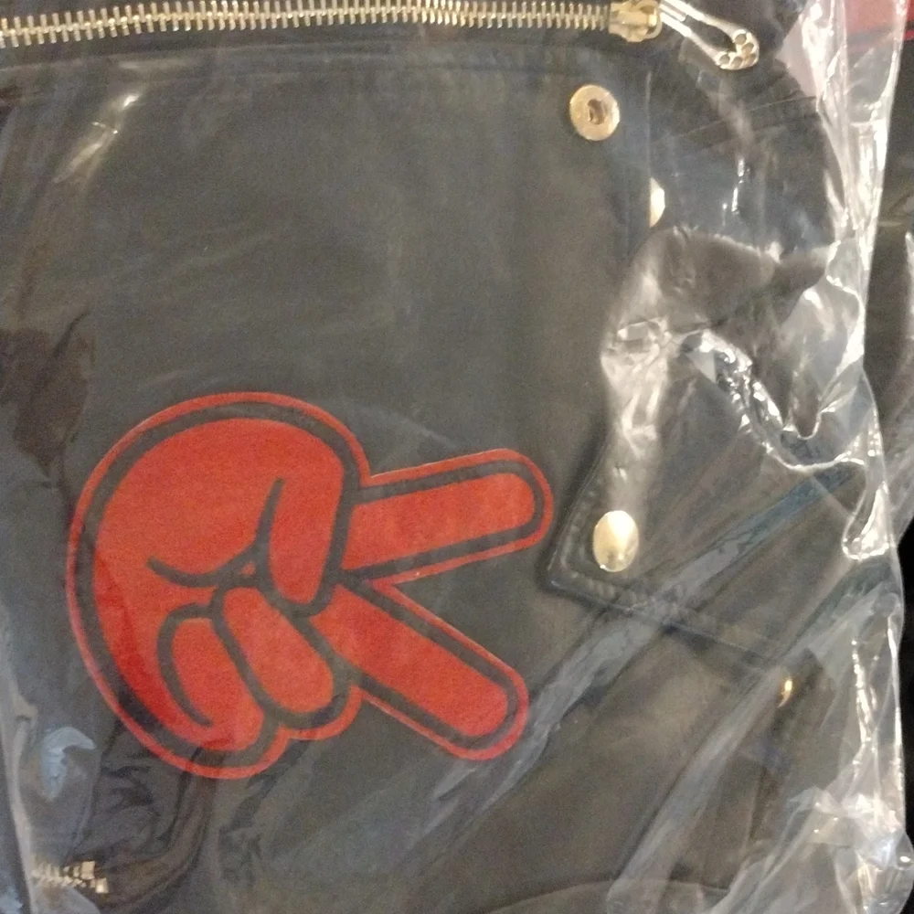 Vegan leather jacket